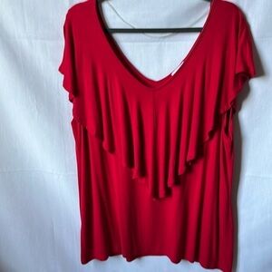 Dante Milan Red Sleeveless Top